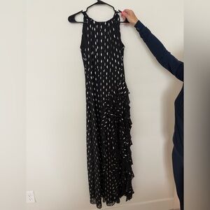 Black and Silver Dress